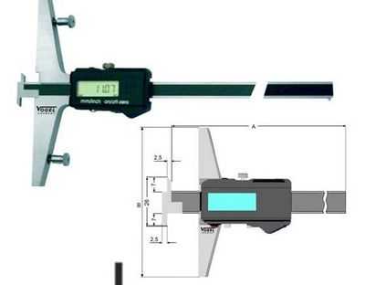 数显游标深度尺